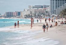 People on the beach