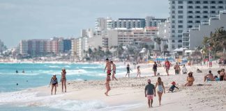 People on the beach