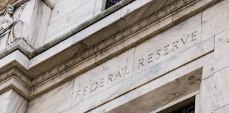 Federal Reserve building exterior with engraved lettering