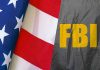 American flag and FBI logo