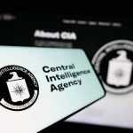 CIA logo on screen, text "Central Intelligence Agency".