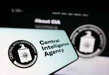 CIA logo on screen, text "Central Intelligence Agency".