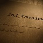 2nd Amendment text on old parchment paper