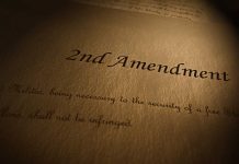 2nd Amendment text on old parchment paper